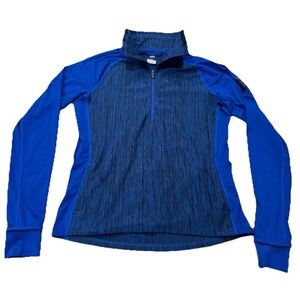 Adidas‎ Climalite Men's 1/4 Zip Pullover Jacket Blue Size Medium